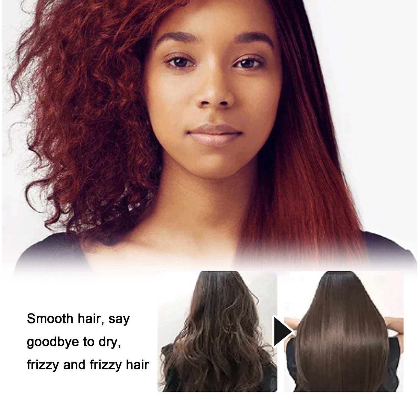 For Dry or Damaged Hair One Comb Straight Hair Straightening No Need To